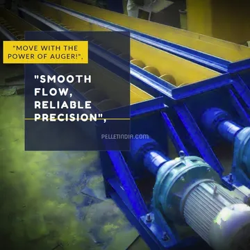 Picture of Auger Conveyor for Biomass Materials