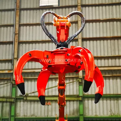 Picture 2 of Stationary Mounted Cranes with Grapple