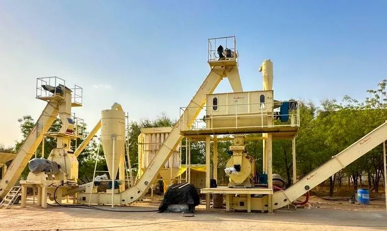 typical biomass pellet manufacturing plant