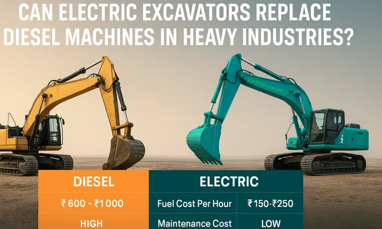 Can Electric Excavators Replace Diesel Machines in Heavy Industries