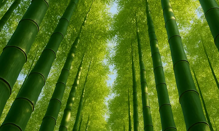 green bamboo for bamboo and rice husk pellet