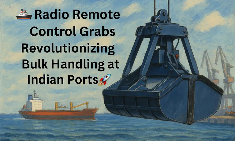 Radio Remote Control Grabs Revolutionizing Bulk Handling at Indian Ports