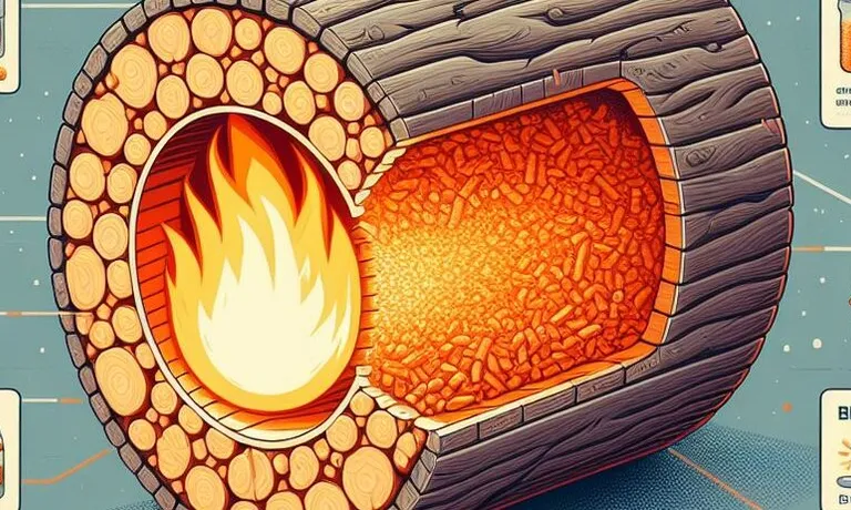 The Calorific Value (GCV) of biomass pellets made from various materials
