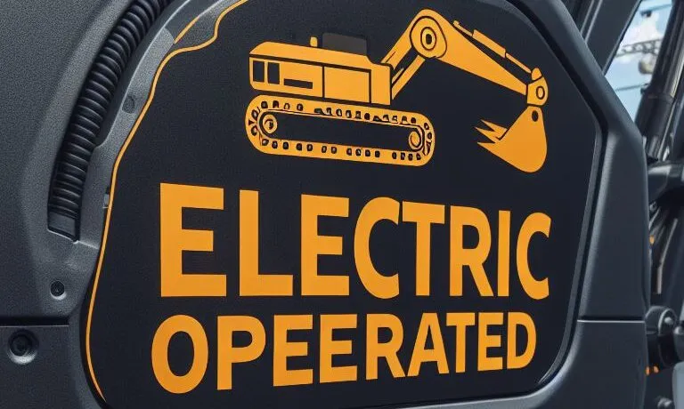 electric operated excavator