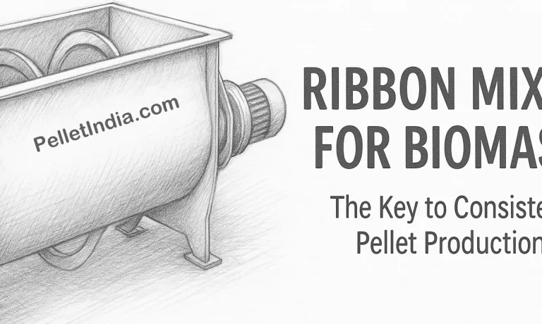 Ribbon Mixer for Biomass