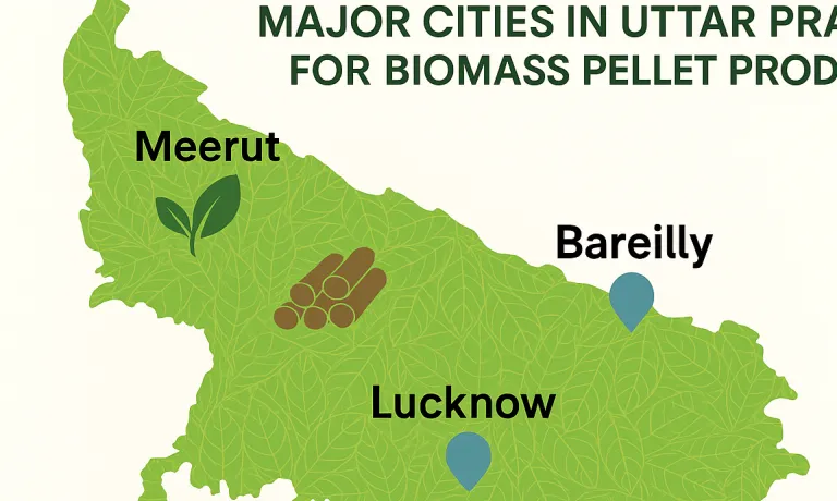 🌾 Major Cities in Uttar Pradesh for Biomass Pellet Production & Power Plant Supply Opportunities